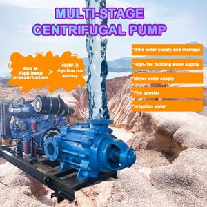 ปั๊มน้ำดีเซลแบบแรงเหวี่ยงหลายระดับ สำหรับการเกษตร ชลประทาน และน้ำป้อนหม้อไอน้ำอุตสาหกรรม ปริมาณน้ำมาก - Product Image 6