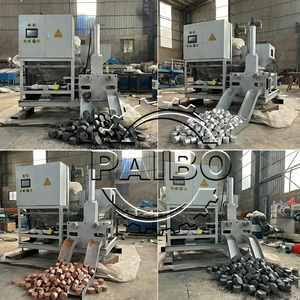 Presse à briquettes de sciure d'acier inoxydable et d'aluminium à double sortie avec moteur |   Fiabilité garantie <span class=keywords><strong>pour</strong></span> une gestion ininterrompue des déchets - Product Image 2