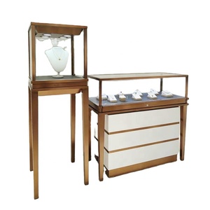 Lockable Metal Watch Showcase Jewelry Display Cabinet Jewellery Showcase