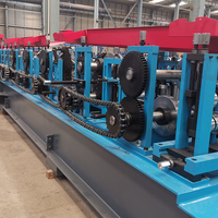 Machine de formage de poutrelles interchangeables CZ à commande PLC, réglage de la taille, machine de fabrication de profilés en Z, machine de formage de poutrelles GI