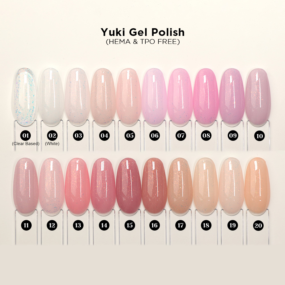 Vernis Gel Yuki (SANS HEMA NI TPO)