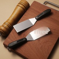 Spatule de service mini en acier inoxydable antiadhésive et résistante à la chaleur pour grillades, cuisson, pâtisserie, barbecue et teppanyaki