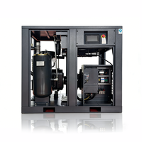 Compresor de Aire de Tornillo Eléctrico Industrial de Dos Etapas ZAKF de 30 HP, 8 bar, 10 bar, PM VSD, Compresor de Aire Inyectado con Aceite