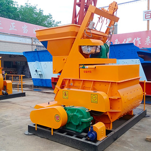 Mélangeurs à béton à double arbre JS750 de 750 litres fabriqués en Chine - Product Image 4