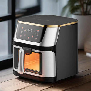 Freidora de Aire Inteligente de 10L, Acero Inoxidable, Pantalla Táctil, Cocción Rápida, Fácil de Limpiar, Revestimiento Cerámico, Electrodoméstico de Cocina - Product Image 1