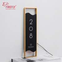 Signalétique d'orientation commerciale, numéros et lettres métalliques pour portes d'hôtel, numéros de maison LED, numéros de porte personnalisés et lumineux