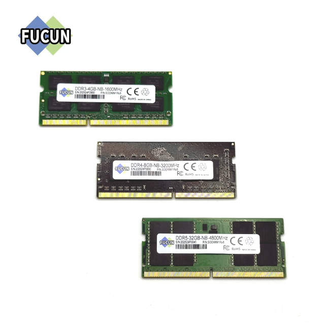 FUCUN Hot Sale Laptop Ram Memory Module 1600MHz DDR3 2GB 4GB 8GB 16GB