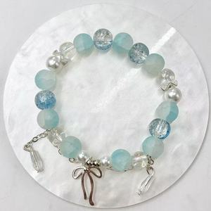 Bracelet en sucre en gros, bracelet en perles de cristal et de verre, design de niche, bijoux créatifs pour couples et amies - Product Image 2