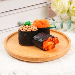 Figuras de Anime Japonés al por Mayor, Miniaturas de Plástico DIY Gunkan Sushi, Figuritas para Decoración de Pasteles, Regalo Divertido, Simulación de Sushi - Product Image 6