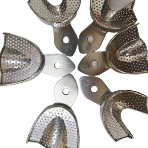 مورد مواد طب الأسنان المنتج أداة أسنان قابلة للأوتوكلاف حامل صواني معدنية للأسنان صينية انطباع من الفولاذ المقاوم للصدأ - Product Image 2