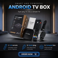Harga Pabrik Kompetitif Amlogic S905Y4 TV Box Berkualitas Tinggi XS97 SMART Box WiFi Dual Band 4GB RAM Dekode Video 8K