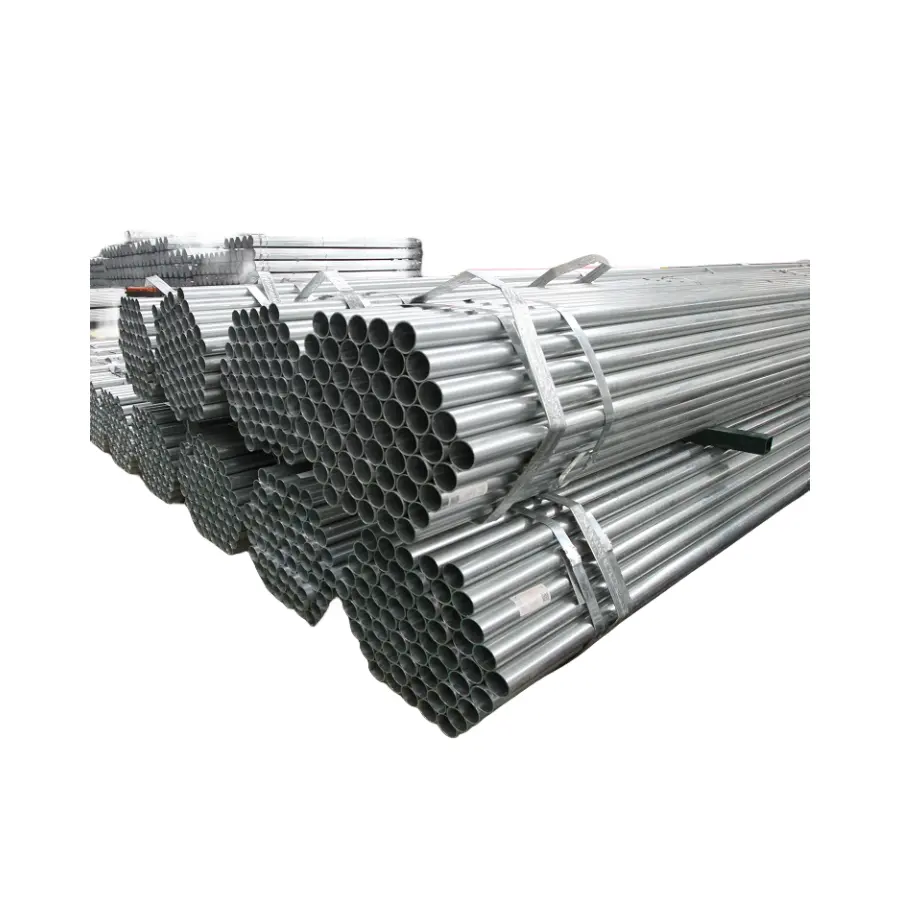 鋼管軌道を切断するための最も人気のある事前亜鉛メッキ炭素鋼丸パイプ