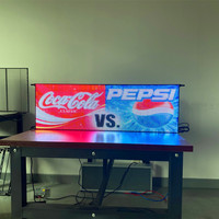 Écran LED intelligent couleur pleine P2.6 pour publicité sur vitre arrière de voiture avec CMS basé sur le cloud et lecture vidéo