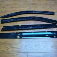 Déflecteurs de vent pour fenêtres de voiture KQD Brand, 4 pièces, noir mat, protection contre le soleil/la pluie, pour Hyundai Tuscon