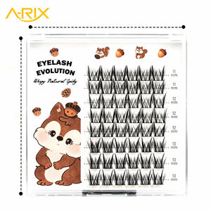 A-RIX All Day Beauty, Travel Friendly Skin Friendly Wispy Natural Eyelash <b>Clusters</b>, Manga Effect, 3 Min Long Lasting Hold - Product Image 3
