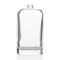Bouteille de parfum en verre transparent à base épaisse OEM ODM en gros, flacon de parfum vide haut de gamme, diffuseur en verre, vente chaude