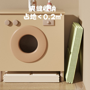 Baignoire pliable pour bébé Quanqi, grande taille, en PVC, pour nourrissons et enfants de 0 à 5 ans, utilisable en position assise ou allongée. - Product Image 2