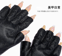 Gants lumière UV jetables 50 pièces, pour les radiations UV LED, Gel pour ongles, vernis à ongles, avec ruban adhésif