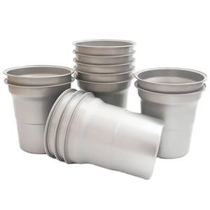 Gobelet en aluminium jetable écologique pour mariages et fêtes, capacité de 500 ml, gobelets recyclables pour servir du café et de la bière - Product Image 2