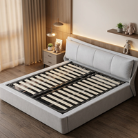Base de lit mezzanine personnalisable en acier, écologique, avec sommier à lattes neutre, pour hôtels et projets mondiaux
