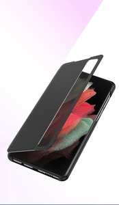 Ốp Điện Thoại Tráng Gương Dạng Lật Trong Suốt Cho Samsung <span class=keywords><strong>Galaxy</strong></span> S21 Ultra S21 Plus Note 20 A51 A71 - Product Image 4