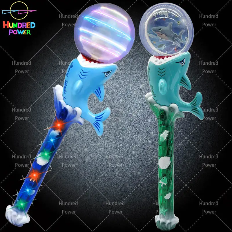 Licht-Up Dreh-Spielzeug Led-Zauberspüler Prinzessin-Stick Pentagramm Licht-Up-Ball Drehstab Sternenspielzeug für Kinder Blitz