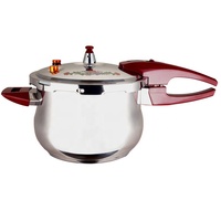 Autocuiseur en acier inoxydable pour cuisinière à induction, écologique, tailles 5L-11L, avec poignée en bakélite