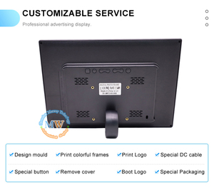 12 Inch Nhựa Đen Hd 1080P Video Hình Ảnh Kỹ Thuật Số Màn Hình Foto Khung Giá 12 Inch - Product Image 3