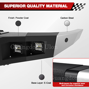 Parachoques Delantero ULON con Cabrestante de Ancho Completo para Camioneta Chevy <span class=keywords><strong>Silverado</strong></span> 1500 2014-<span class=keywords><strong>2015</strong></span>, con LED, Negro, <span class=keywords><strong>Precio</strong></span> de Fábrica - Product Image 6