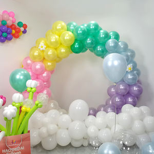 Ballons en latex nacrés métalliques de haute qualité en gros, 5/10/12/18 pouces, pour décorations de fête, célébrations d'anniversaire, gonflables à l'hélium ou à l'air - Product Image 5