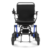 Fauteuil roulant électrique intelligent compact et pliable sans balais, avec cadre en alliage de carbone et de magnésium, idéal pour les déplacements des personnes à mobilité réduite
