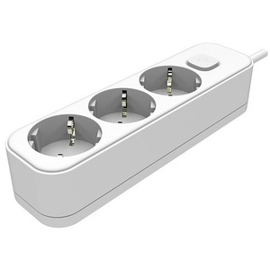 Multiprise Schuko 3 prises avec interrupteur pour usage domestique et professionnel - Product Image 1