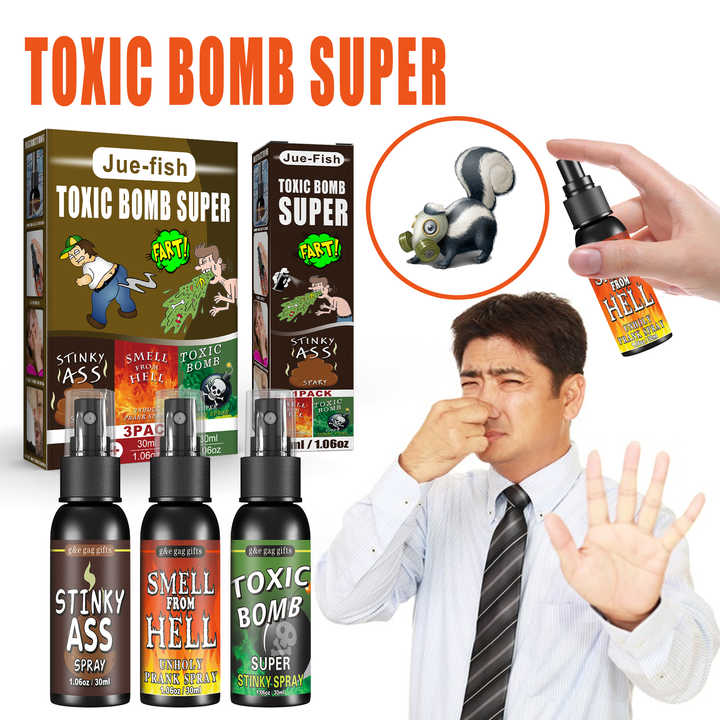 Liquid Fart Gag Prank Joke Spray Can Extra Strong Stink Bomb