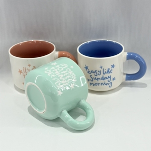 High Quality <b>Cheap</b> Eco-friendly Minimalist Ins Style Irregular Stoneware Ceramic Mug Hand-Pinch Coffee Creative Nordic Cute - Product Image 2