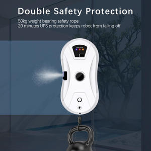 Robot de Limpieza Inteligente <span class=keywords><strong>PORI</strong></span>, Limpiador de Vidrios Eléctrico Inteligente Automático para Interiores/Exteriores, 2 Modos, para Hoteles y Automóviles - Product Image 4