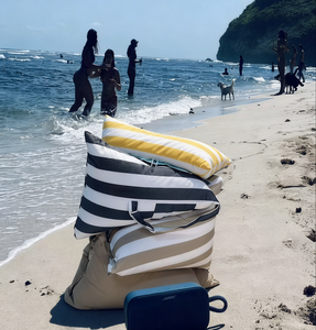 Wholesale Customizable Triangle Carry Bag Double Stitched Bean Bag Cover <strong>Outdoor</strong> Easy Carry <strong>Beanbag</strong> - Product Image 4