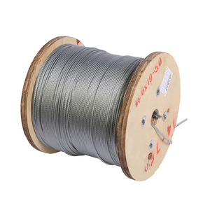 Mạ kẽm 6*19 + FC dây thép sợi dây lõi thép lõi 10mm 11mm 12mm 14mm 16mm nâng cáp thép - Product Image 2