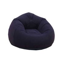 Canapé gonflable, fauteuil gonflable portable et pliable pour camping et plage, moderne et simple, en PVC floqué, pouf pour chambre et salon