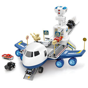 Дешевый полицейский легкий музыкальный пульт дистанционного управления трек таксинг самолёт Мобильная игрушка главный офис - Product Image 1