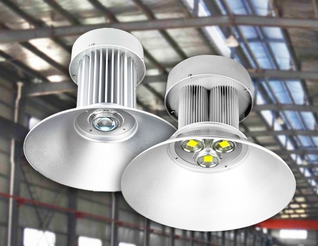 100w Led High Bay Lights Lamp 200w Pendant Lamp IP55 Industrial Lighting Aluminum Led High Bay Light SMD3030 COB Workshop Lamp