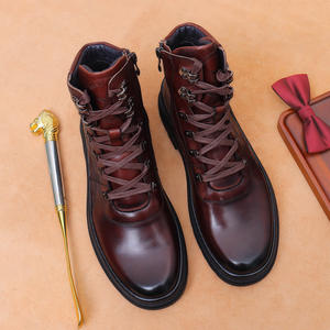 Nueva Tendencia: Zapatos de Hombre de Cuero Genuino, Punta Cerrada, Brillantes, para Otoño, Estilo Británico, Deportivos, Casuales, Sin Cordones, Ligeros, Aislantes y Transpirables - Product Image 1