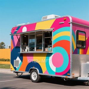 Camion de restauration rapide mobile de haute qualité, personnalisé pour boissons, café, vins, avec certification CE - Product Image 1