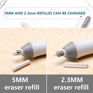 TENWIN 8302 due ricariche senza polvere da 5 e 2.3mm di schizzi di disegno artistico evidenziano Set di penne elettriche in gomma con sostituzione in gomma con batteria - Product Image 4