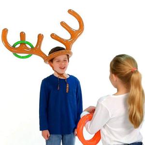 <b>Inflatable</b> Stackable Rings Toy With Numbers Letters And Animals For Infants And Toddlers 0 3 Years Old PVC Material - Product Image 4
