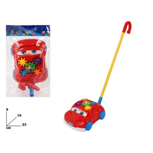 Towable <b>Car</b> <b>Push</b> Pull Toy 23Cm With Gears For Kids Walkers - Product Image 1