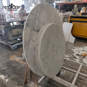 GOLDTOP STONE Polished Statuario Venato Marble Countertop for Modern Hotel and Kitchen Countertop Bathroom Vanity - Product Image 3