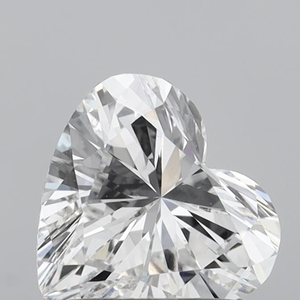 Moissanite Premium 1,01 carat, taille cœur brillant, pierre blanche lâche avec un éclat exceptionnel pour des créations de joaillerie fine exquise - Product Image 1