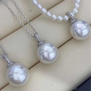 Cadena de Perlas Naturales de Diseño Versátil, 4-5 mm, Círculo Casi Perfecto con Ligeras Imperfecciones, Collar Largo y Resistente, Regalo Ideal para Parejas - Product Image 2