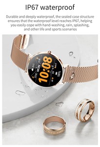Montre connectée T8 Pro ultra-fine pour hommes et femmes, écran AMOLED de 1,3 pouce, moniteur de fréquence cardiaque, musique, appels Bluetooth, montre connectée - Product Image 3