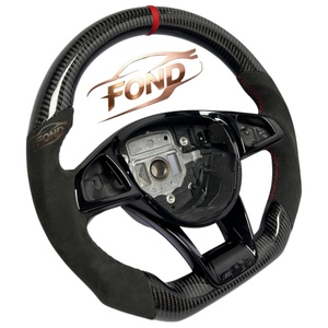 Volant sport en fibre de carbone personnalisé pour Mercedes-Benz <span class=keywords><strong>W204</strong></span> W205 W207 W212 W221 Classe A Classe E CLA CLE CLS <span class=keywords><strong>AMG</strong></span> - Product Image 3